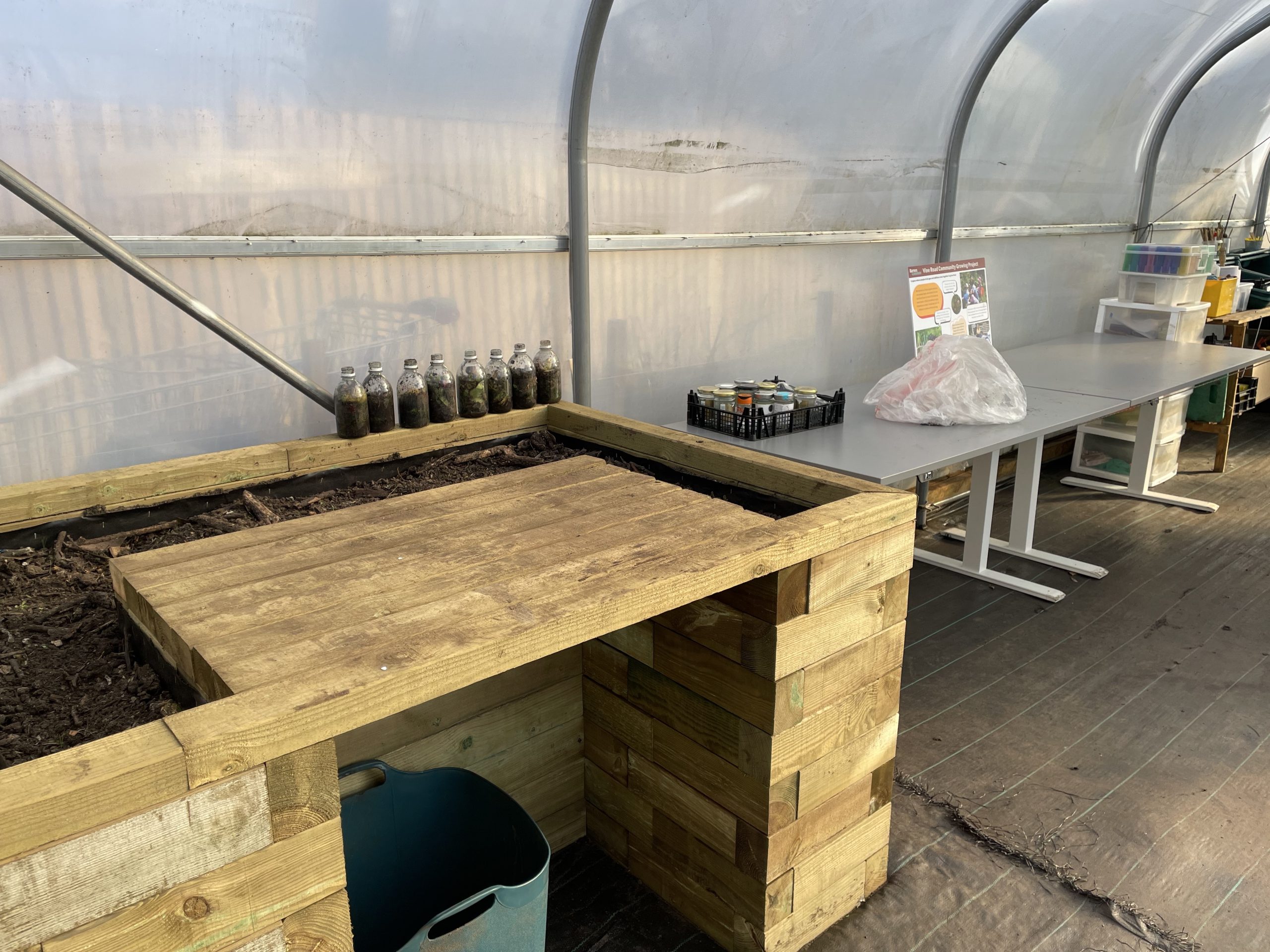 Raised table