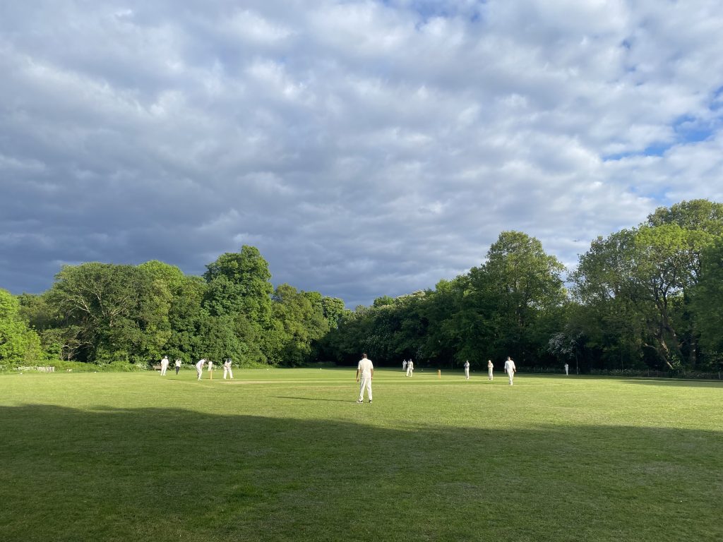 BCCC cricket match in progress